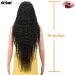 D but Lace Front Wig - Super Length 91 cm Curly Wig for Women | 150% Density Black Artificial Hair - Buy Online on GoSupps.com