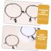 Zerodeko 5 Pairs Astronaut Bracelet Wrist Bracelet Wrist Decoration Couple Matching Bracelet for Couples Couple Wrist Jewelries Miss Stainless Steel Wristband Adjustable - Buy Online on GoSupps.com