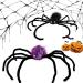 hgnxa Spooky Spiders Hairclip for Halloween Party Women Cosplay Gothics Hairpin Dark Series Kids Hair Accessories Room Decors Purple - Buy Online on GoSupps.com