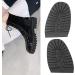 Rubber Anti-Slip Shoe Soles for Foot Pain Relief | Soft Flexible & Wear-Resistant | Repair Your Shoes (Black Forefoot - Buy Online on GoSupps.com