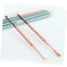 Angoily Ear Spoon for Home Ear Wax Remover Ear Pick Earpick Cleaner Double Head - Buy Online on GoSupps.com