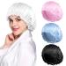 4PCS Bonnet Satin Bonnet Silk Bonnet for Sleeping  Bonnets for Black Women Hair Bonnet for Sleeping  Silk Sleep Cap Bonnet for Curly Hair  C Set C