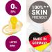 NIP Natural Latex Pacifier Set - 4 Pieces Size 1 (0-6 Months) - Safe & Soothing for Babies - Buy Online on GoSupps.com