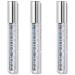 3Pcs Fairy s Tear Diamond Eyelash Mascara Long Lasting Waterproof Natural Thick Thickening and Lengthening Sparkling Diamond Shining Clear Coat Eyelash Mascara Charming Eye Makeup (Crystal silver)