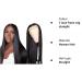 24 Inch Brazilian Silk Straight 5X5 HD Lace Front Human Hair Wig for Women | Pre-Plucked Deep Parting Glueless Wig with Transparent Lace Frontal - Buy Online on GoSupps.com