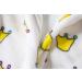 XINNE Boys Girls Soft Flannel Bathrobe | Cute Pattern Toddler Baby Hoodie Pajamas Sleepwear - Yellow Dot 110 - Buy Online on GoSupps.com