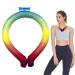 Faceynde neck wrap cooling portable cooler elastic adjustable fast |Summer accessories cooling collar convenient to climb run jogging hike rainbows
