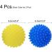 uxcell 4pcs Reusable Laundry Dryer Balls | Vinyl Fabric Softener for Wrinkles & Static Reduction | Energy-Saving Blue & Yellow - Buy Online on GoSupps.com