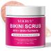 Riso Della Corte Ba Bikini Scrub with 10 AHA+BHA and turmeric for the armpit area removes ingrown hairs and razor bumps hydrates and nourishes the skin evens the complexion exfoliates 220 g