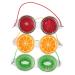 FRCOLOR 3Pcs Cartoon Fruit Gel Eye Mask Cold Compress Hot Compress Facial Beauty Ice Pack 3Pcs Sleep Eye Patch Cool Eye Mask Cooling Blindfold Hot and Cold Elastic Rope