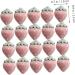40 Pcs Flocked Strawberry Accessories Earring Sweet Child 2.4X1.8CMx3pcs As Shownx3pcs - Buy Online on GoSupps.com
