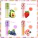 Horuili 4Pcs Colorless Transparent Lip Oil Fruit Flavored Lip Gloss Set Fruit Lip Glosses Moisturizes Lips For Dry and Withered Lips - Buy Online on GoSupps.com