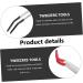 Housoutil 2-Part Tweezers Set - Stainless Steel Household & Laboratory Tools for College Stamp Collecting & Universal Use - Buy Online on GoSupps.com