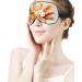LynaRei Watercolor Autumn Bear Sleeping Mask - Adjustable Strap, Soft Eye Cover for Blocking Out Light - Fall Animal Leaves Design - Buy Online on GoSupps.com