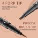Buy Microblading Eyebrow Pencil - 2-in-1 Dual-Ended Dark Brown Eyebrow Pen for Precise Styling | International Shipping Available - Buy Online on GoSupps.com