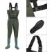 Jiubiaz Men's Waterproof Waders - Nylon Fishing Pants with Boots & Hooks for Car Wash Farm & Outdoor Use - Buy Online on GoSupps.com