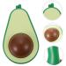 3 STK Avocado Torn Massage Globe & Yoga Roller - Portable Body Massager Fitness Foot Massage Device - 11x6.5cm - Green - Buy Online on GoSupps.com