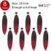 Xtrend 30 Inch EZ Braids 8Packs Ombre Bungundy Pre-Stretched Easy Braiding Hair Extensions Itch Free Hot Water Setting Synthetic Fiber Hair Extensions 1B900# 30 Inch (Pack of 8) 1B900# - Buy Online on GoSupps.com