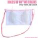 Quick Dry Mastectomy Drain Shower Bag - Post Surgery Supplies with Stretchy Pockets - White - Buy Online on GoSupps.com