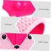 Buy Fox Scrub Makeup Brush Cleaner Mat - Silicone Scrubber & Suction Cup for Easy Cleaning - 17x15cm Rosy| Perfect for All Cosmetic Brushes - Buy Online on GoSupps.com