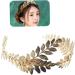 Gold Leaf Headband Metal Leaves Bride Wedding Headpiece Head Wear Accessories for Women wedding headbands for bride - Buy Online on GoSupps.com