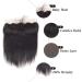 Feibin 8 Inch Brazilian Silky Straight Lace Frontal Closure - Natural Black Free Part Pre-Plucked Human Hair Extension - Buy Online on GoSupps.com