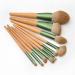 10 Wooden Handle Makeup Brush Set - Premium Powder Eye Shadow & Eyebrow Brushes for Flawless Makeup - International Shipping Available - Buy Online on GoSupps.com