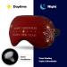 Golden Snowflakes Sleep Mask - Adjustable Strap Eye Cover for Sleeping, Blocking Light - Ideal for Men and Women - Great for Night Travel and Naps - Buy Online on GoSupps.com