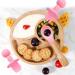 77 Star Bamboo Baby Weaning Set - Pink | Suction Base Bowl, Plate, Spoon & Fork | Non-Slip Bamboo Feeding Set - Buy Online on GoSupps.com