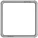 Auprotec feed ring for pond garden pond feed ring for pond fish floating 30cm - 70cm with a holding rope Selection: Fish feed ring square 40cm gray 40 cm