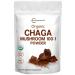Sustainably Maine Grown, Wild Harvest Organic Chaga Mushroom Extract 100:1 Powder, Chaga Tea, 6 Ounce, Superfood for Beverage and Smoothie, Vegan Friendly 6 Ounce (Pack of 1)