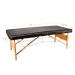 Silky Stain-Resistant Black Massage Table Fitted Sheet - Reusable & Machine Washable - Buy Online on GoSupps.com