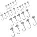 30-Piece Jig Hooks Set for Predatory Fishing Round Jighead & Rubber Fish | Sizes 5G 7G 10G 17G 20G - International Shipping - Buy Online on GoSupps.com