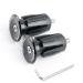 KEYWELL Bar End Plugs Handlebar End Caps Bike Handlebar Plugs Perfect for Most Bicycles Road Bike Mountain Bike BMX MTB Fixie (Aluminum, 2 Count) Black