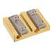Violin Peg Reels Shaver Golden Professional Blade Violins Pegs Razor for Repairing(2 Holes)