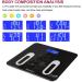 Triomph Precision Body Fat Scale - Backlit LCD Digital Bathroom Scale for Weight, Body Fat, Water, Muscle, BMI, Bone Mass & Calorie with 10 User Recognition - 400 lbs Capacity - Fat Loss Monitor - Black - Buy Online on GoSupps.com