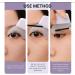 2pcs Reusable Multifunction Eye Makeup Auxiliary Guard Tool for Beginners Upper Lower Mascara and Eyeshadow Applicator Guard Pads (Purple) - Buy Online on GoSupps.com