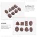 SEWACC Fake Chocolate 16pcs Simulation Chocolate Bulk Cookies Small Chocolate Model Simulated Chocolate Model Desktop 3D Assorted Color 3.9X2.8cm - Buy Online on GoSupps.com