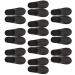 Milist disposable house shoes travel house shoes cotton closed toes washable foldable spa house shoes for guests hotels office light gray 20 pieces 28x11x0.8cm light gray