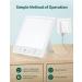 Hiloly UV-Free 10000 Lux Light Therapy Lamp with Adjustable Brightness & Timer - Seasonal Affective Disorder Sunlight Lamp - Buy Online on GoSupps.com