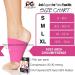Physix Gear Foot Bandage for Flat Feet & Plantar Fasciitis | Immediate Pain Relief | Arch Support | Size 5-8 | Pink (1 Pair) - Buy Online on GoSupps.com