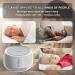 Cefoust White Noise Machine Portable Sound Machine - 30 Soothing Sounds, Auto-Off Timer, Adjustable Audio Levels - Sleep Aid for Baby, Adults, Kids (White) - Buy Online on GoSupps.com