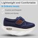 MEJORMEN Men's Adjustable Wide Width Diabetic Shoes for Elderly Swollen Feet - Navy - Buy Online on GoSupps.com