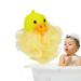Kids Loofah Cartoon Cute Body Sponges for Shower - Home Shower Ball Animal Shape Shower Sponge for Kids Duck