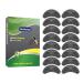 UNIKSTEP 8 Pairs (16 Pieces) Shoe Heel Plate Taps Shoe Heel Side Worn Repair Rubber Patches Shoe Heel Replacement Kit