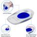Fousenuk Gel Heel Spur Inserts - 3 Pairs Silicone Cushions for Plantar Fasciitis & Achilles Pain Relief - Orthopedic Insoles for Shoes - Buy Online on GoSupps.com