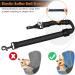 Eyein 2-in-1 Dog Seat Belt | Car Harness & Safety Belt for Pets | Adjustable Reflective Nylon with Anti-Shock Bungee | Vehicle Strap with Latch Bar & Buckle | Black | 1pc - Buy Online on GoSupps.com