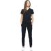 Dagacci Medical Uniform 4-Way Stretch Jogger Scrub Set - Unisex Large Black - Buy Online on GoSupps.com