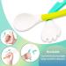 Novos Baby Utensils Set - Soft Grip Toddler Fork & Spoon with Travel Case | Perfect Feeding Learning Tool for Kids - Blue - Buy Online on GoSupps.com