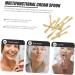 Baluue 8pcs Mask Spoon Skincare Spatula Cream Applicator Makeup Spatulas Makeup Scoop Skin Care Spatula Abs 6x0.7x0.7cm Golden - Buy Online on GoSupps.com